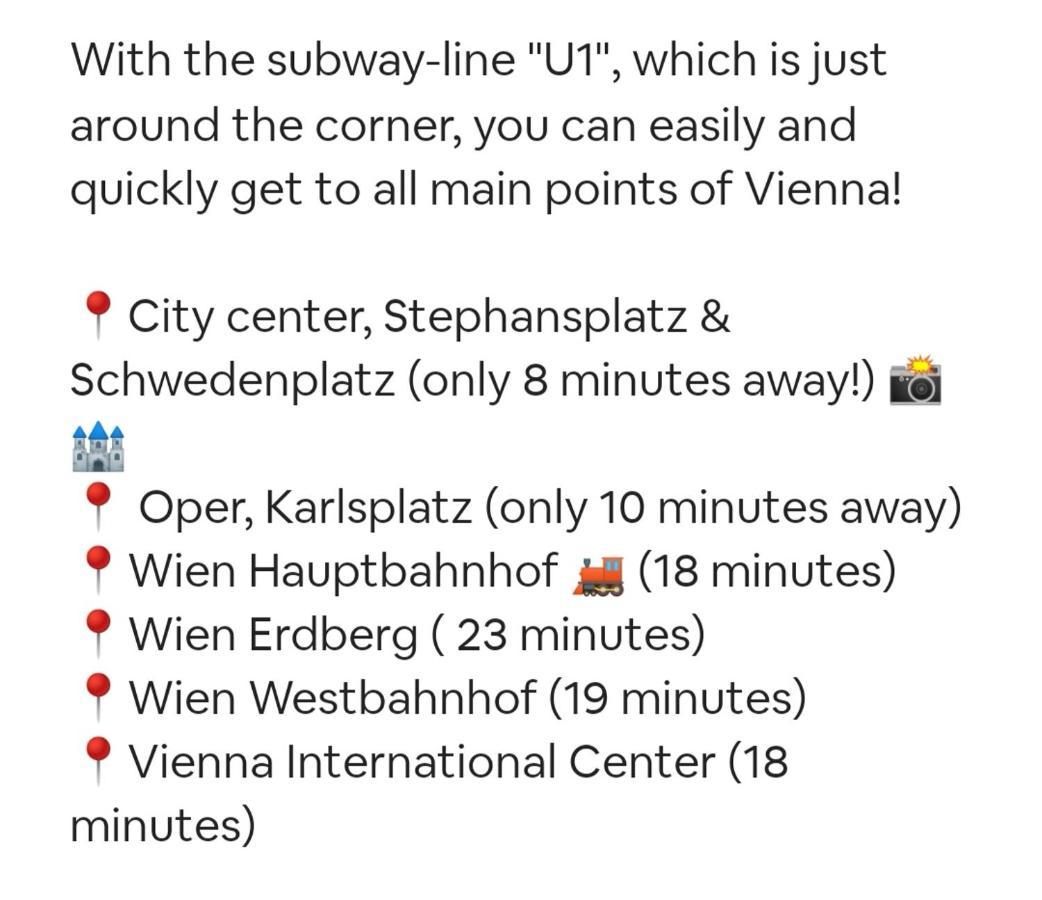 Center ! 3 Stops Away From The Center Of Vienna! Wien